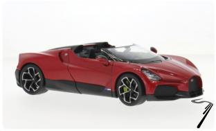 Bugatti W16 Mistral Roadster Rouge Roadster Rouge 1/24