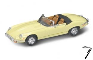 Jaguar Type E convertible yellow cabriolet yellow 1/43