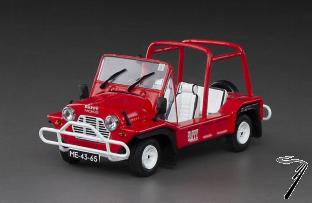 Mini . Rouge RHD - avec 2 figurines 1/43