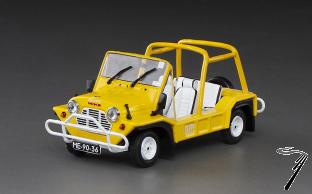 Mini . Jaune RHD - avec 2 figurines 1/43