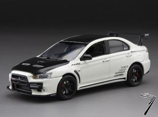 Mitsubishi Lancer Evolution X Blanche Evolution X Blanche 1/43