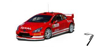 Peugeot 307 WRC Rallye Monte Carlo  1/43