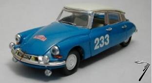 Citroen DS 19  7ime Rallye Monte Carlo  1/43