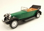 Bugatti . Torpedo green and black 1/43
