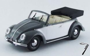 Volkswagen . cabriolet gris 1/43