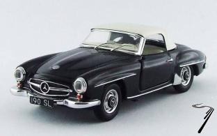 Mercedes . SL noir 1/43