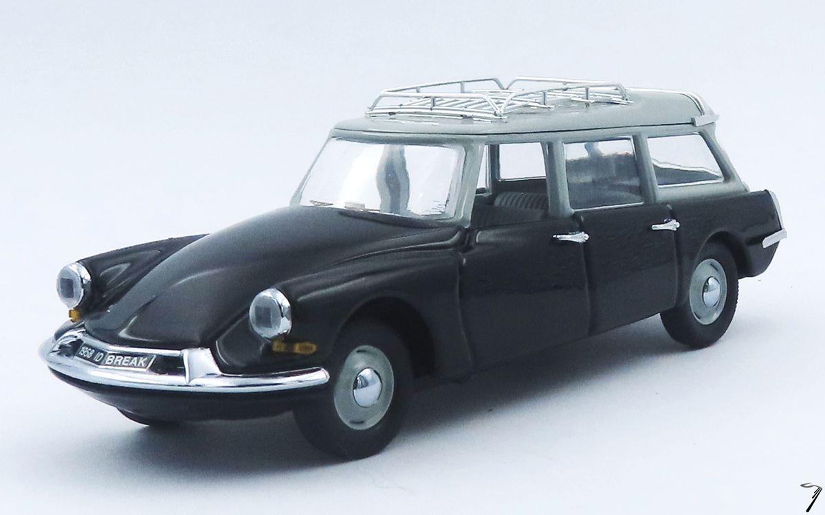 Citroen . 19 Breack Gris / Noir 1/43