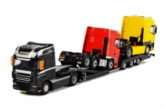 Daf . 105 super space cab semi-remorque + 2 tracteurs 1/50