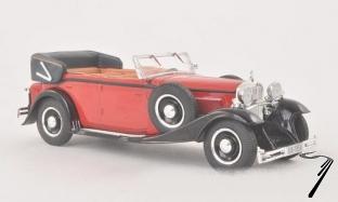 Maybach . DS 8 cabriolet Zeppelin rouge/noir - Boite cass�e 1/43