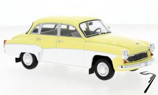 Wartburg . jaune / blanche 1/24