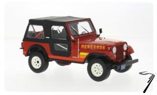 Jeep . Renegade rouge 1/24