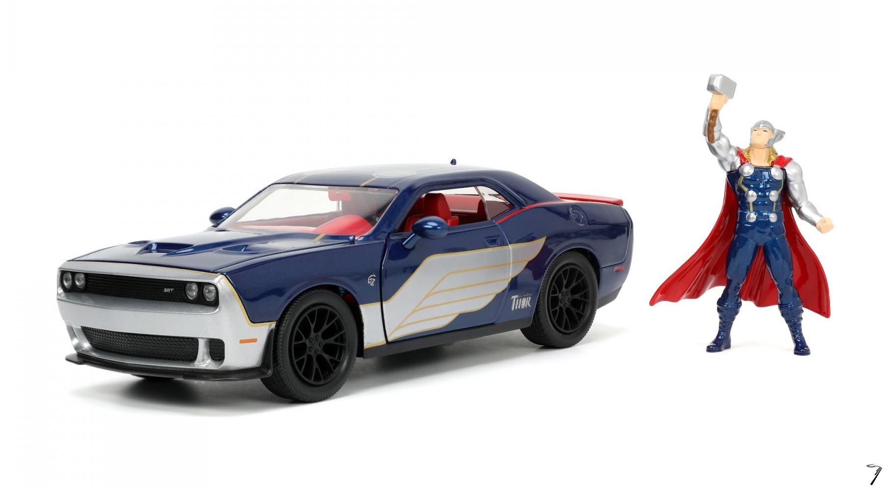 Dodge . SRT8 Hellcat - avec figurine Thor 1/24