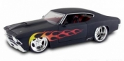 Chevy Chevelle Noir et jaune couleurs variables  1/18