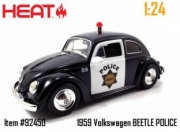 Volkswagen Beetle Police Police 1/24