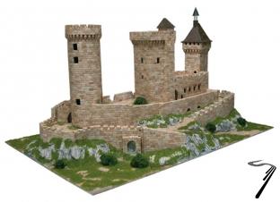 Divers . Chateau de Foix (France) - Ech 1/175 - 7500 pcs - 42 x 67 x 36,5 cm - Dif 8/10 autre