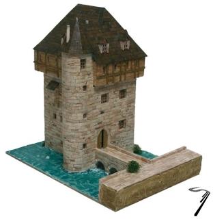 Divers . Chateau de Crupet (Belgique) - Ech 1/100 - 2850 pcs - 28,5 x 19,5 x 26,5 cm - Dif 6,5/10 autre