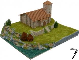 Divers . Eglise Santa Cecilia (Espagne) - Ech 1/150 - 1400 pcs - 25 x 28,5 x 15 cm - Dif 5/10 autre