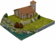 Divers . Eglise Santa Cecilia (Espagne) - Ech 1/150 - 1400 pcs - 25 x 28,5 x 15 cm - Dif 5/10 autre
