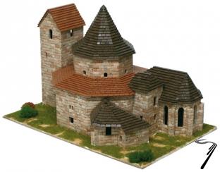 Divers . Abbatiale d'Ottmarsheim (France) - Ech 1/130 - 4200 pcs - 34,5 x 23 x 23,5 cm - Dif 6,5/10 autre