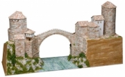Divers . Pont de Mostar (Bosnie Herzegovie) - Ech 1/130 - 5900 pcs - 21,5 x 69 x 35,5 cm - Dif 8/10 autre