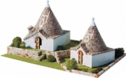 Divers . Trulli (Alberobello - Italie) - Ech 1/80 - 2800 pcs - 41 x 29 x 20 cm - Dif 7,5/10 autre