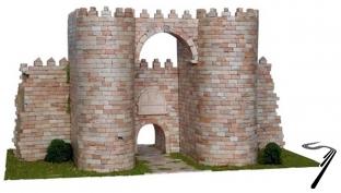 Divers . Porte d'Alcazar (Avila - Espagne) - Ech 1/100 - 4500 pcs - 40 x 26 x 19,5 cm - Dif 7/10 autre