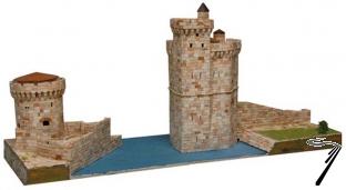 Divers . Tour de La Rochelle (France) - Ech 1/220 - 5800 pcs - 63 x 23 x 27 cm - Dif 8/10 autre
