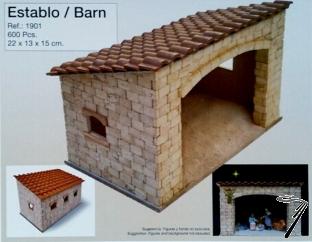 Divers . Etable - Grange - 22 x 13 x 15 cm - 600 pi�ces  autre