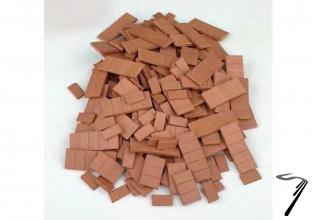 Divers . Toit rouge 11 x 6 x 1 mm - 300 pi�ces autre