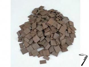 Divers . Toit marron fonc� 11 x 6 x 1 mm - 300 pi�ces autre