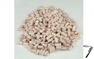 Divers . Pierre de mur marbr�e 5 x 5 mm - 300 pi�ces autre