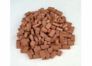 Divers . Grande pierre de mur rouge 7 x 6 mm - 200 pi&egrave;ces autre