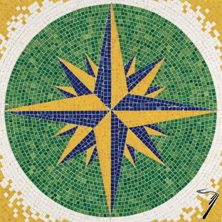 Divers . Mosa�que Rose des vents - 4500 pcs - 30 x 30 autre