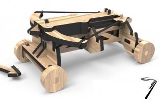 Divers . Baliste en h�tre � monter - 135 x 100 x 55 mm autre