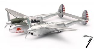 Divers . P-38 Lightning Red Bull 1/48