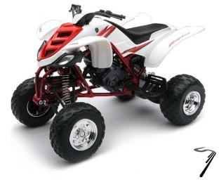 Yamaha Raptor 660 R couleurs variabes  1/12