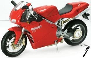 Ducati 998 red or yellow  1/6