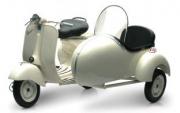 Divers Vespa Piaggo 150 VL1T with side car  1/6