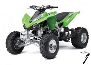 Kawasaki KFX 450 R vert  1/12