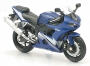 Yamaha YZF-R6 bleu  1/18
