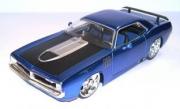 Plymouth Cuda bleu (sans bo&icirc;te)  1/24