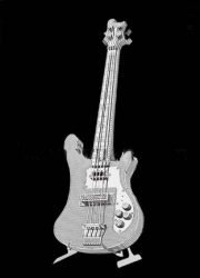 Divers . Guitare bass - kit en m&eacute;tal &agrave; monter - boitage type DVD autre