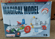 Divers . Tracteur avec remorque &agrave; construire - 14,5 x 5,5 x 7,5 cm - 103 pi&egrave;ces outils inclus autre