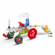 Divers . Tracteur &agrave; construire - 14,5 x 5,5 x 7,5 cm - 86 pi&egrave;ces outils inclus autre