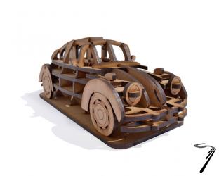 Volkswagen . Kit en bois  assembler - 19.5 x 8 x 7,5 cm - 34 pices autre