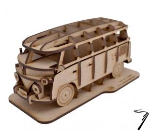 Volkswagen . Kit en bois  assembler - 17x 8 x 8,5 cm - 45 pices -  autre