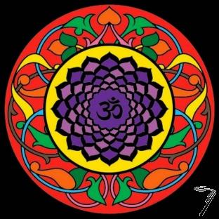 Divers . Mandala Sahasrara - 12 feutres inclus - 32 x 32 cm - � colorier autre