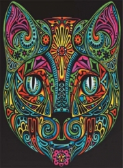 Divers . Chat - 12 feutres inclus - 47 x 35 cm - &agrave; colorier autre