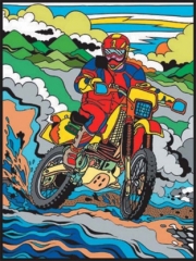 Divers . Motocross - crayons inclus - 28 x 37 - &agrave; colorier autre