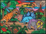 Divers . Dinosaures - 12 feutres inclus - 28 x 37 cm - &agrave; colorier autre